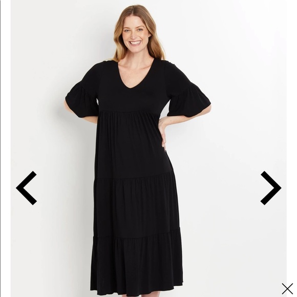 Jessica Simpson Tiered Maternity Dress 